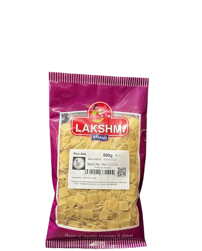 LAKSHMI BRAND- Rice ada - 500g   [Ela Ada, Payasam ada , Ada Pradhamam , Arisi Ada , Chaawal Ada]