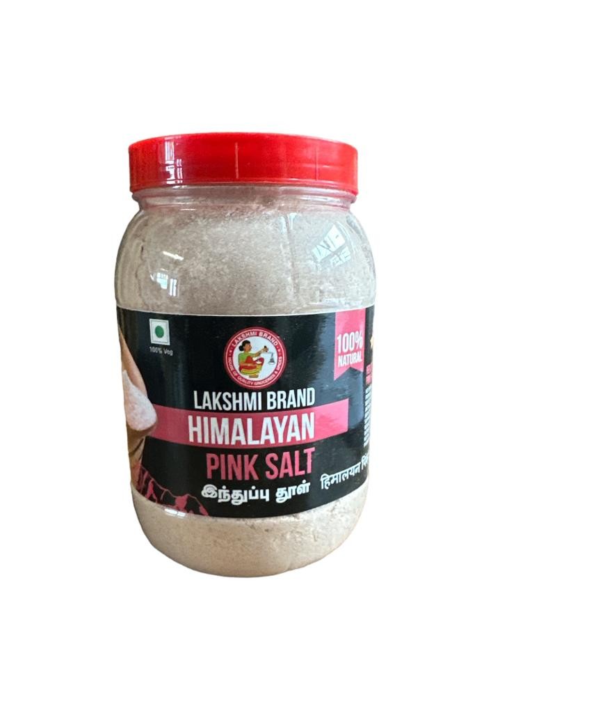 LAKSHMI BRAND- Iodised Himalayan Pink Salt-1Kg, Hinduppu ,Gulabi uppu ,Great for Healthy Cooking.