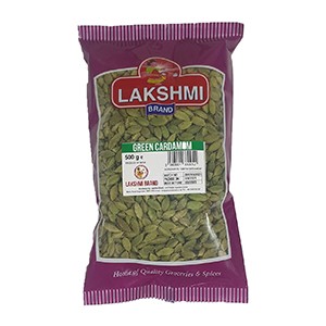 LAKSHMI BRAND -Natural Green Cardamom Jumbo ,Best Asian Herbs and Spices for Nutrients Rich Diet Elakkai , Elachi , Elaki , Yalakulu , Elam ,Ilaayachee (500gm)