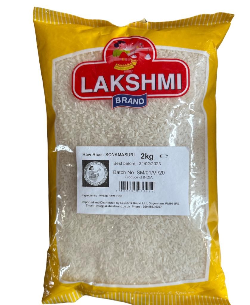 LAKSHMI BRAND - Sona Masoori Rice 2 kg