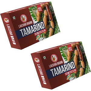 LAKSHMI BRAND Tamarind 500g,Puli ,Huli ,Imli ,Cintapandu ,Free from dust, Fibre,Shell